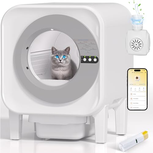 2025 Automatic Litter Box Self Cleaning,Self Cleaning Cat Litter Box