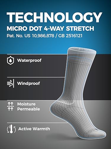 Image of DexShell Ultralite Waterproof Socks | Waterproof below cuff; Moisture-permeable membrane; Walking, commuting & wet weather