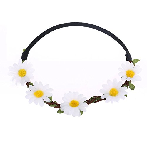 Awaytr Lady Girl Fashion Bohemian Flower Crown Floral Garland Headbands (B-Mixed Color-9Pcs) #TOP4