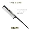 Kent SPC82 Fine Tooth Salon-Style Dressing Comb - Professional Barber Haircut Comb for Styling and Teasing - Quality Barber Supplies - Saw-cut Handmade in England #2