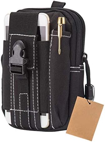 MoKasi Tactical MOLLE Pouch EDC Utility Waist Belt Gadget Gear Bag Tool Organizer with Cell Phone Holster Holder