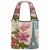 Design : le sac fourre-tout a un motif double face imprimé dessus. Avec une gamme de couleurs et de motifs au choix, vous pouvez trouver la correspondance parfaite pour vos préférences de mode. Le design classique convient à de nombreuses occasions.