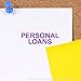 MaxStamp - Large Self-Inking Personal Loans Stamp (Red Ink)