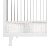Makemake Organics Organic Crib Sheet GOTS Certified Organic Cotton Crib Sheet Fitted with Pillowcase