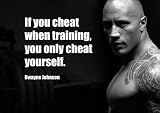 Motivational – Dwayne Johnson 8 – A4 – Hard Train 
