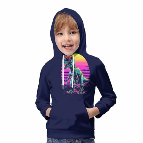 Sweat capuche dinosaure pull original à offrir pour enfant de 9 à 11 ans - 5