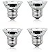 Bonlux 50W E27 Lampe Chauffante UVA+UVB Ampoule à Spectre Complet Dimmable 220-240V Bronzer Ampoule pour Reptiles Amphibiens Lézard (Lot de 4, Blanc Chaud 2700K)
