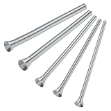 Set di piegatubi a molla da 5 pezzi, piegatrice a molla per tubi esterni, tubo a molla in acciaio super elastico, strumento di piegatura del tubo elettrico, affidabile tubo in rame e alluminio per