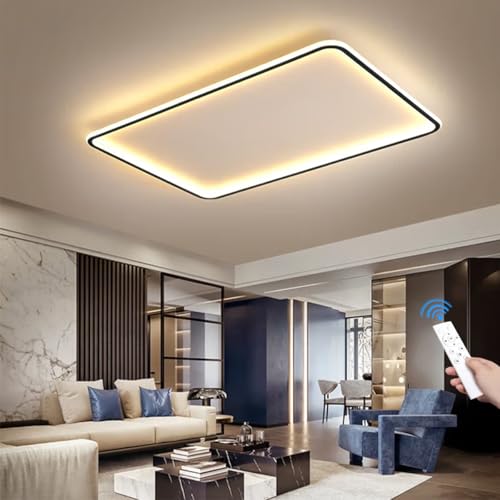 Modern Full Spectrum LED Flush Mount Ceiling Light,Square LED Lig...