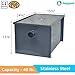 Carbon Steel Grease Trap Interceptor for Restaurant Under Sink Kitchen | PDI Certified (40 LB)