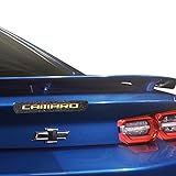 IPG Compatible with Camaro 2016-2019 3rd Brake Light Carbon Fiber Vinyl Decal Cover Chevy Wrap Skin Do it Yourself (Black Glitter)