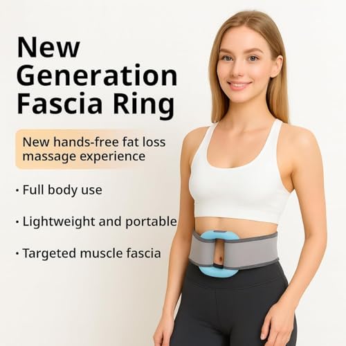 Image of Belly Fat Burner Electric Abdominal Slimming Belt with Vibration & Heat, Belly Massager & Muscle Stimulator Belt for Stomach Toning, Body Shaper Fitness Belt for Men & Women Home Use (Belly Fat Massager Belt)