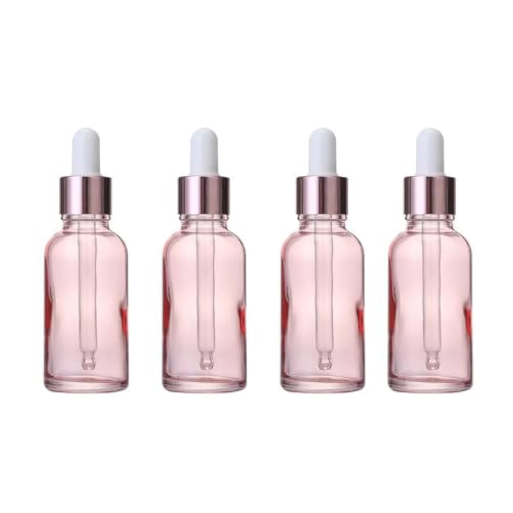 4PCS Glass Dropper Vials Tincture Jars