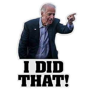ODOORACT Joe Biden Grappige sticker met tekst ‘Das ist Alle’, Joe Biden Campagne Logo Parodie Sticker 100 stuks…