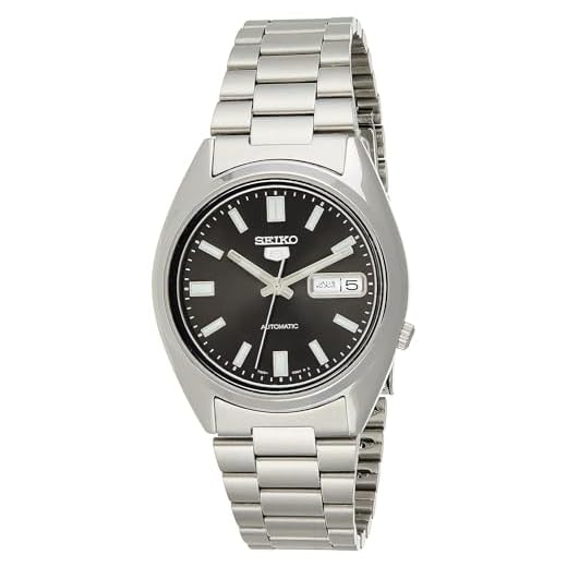 Seiko Reloj Analógico Automático Unisex con Correa de Acero Inoxidable – SNXS79K1