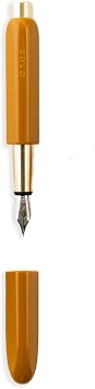 Kolo Tino Acrylic Fountain Pen, Refillable Ink, Medium Point, Sunny