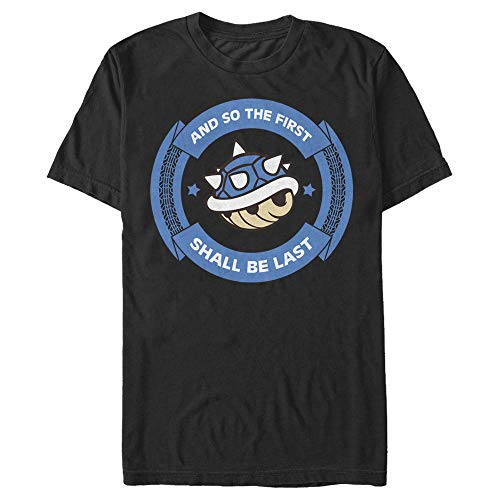 Nintendo The First Shall Be Last t-shirt homme vêtement geek coton noir