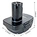 Battery Adapter for Craftsman C3 19.2 Volt Lithium Cordless Tool, Convert Makita 18V LXT Lithium ion Battery to Craftsman 19.2V Ni-MH Lithium Battery Converter, Replacement 19.2V C3 Batteries Adaptor