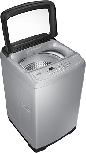 Image of Samsung 6.5 kg Fully-Automatic Top Loading Washing Machine (WA65M4300HA /TL, Imperial Silver)