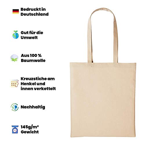 Hellweg - Borsa in cotone con stampa di David