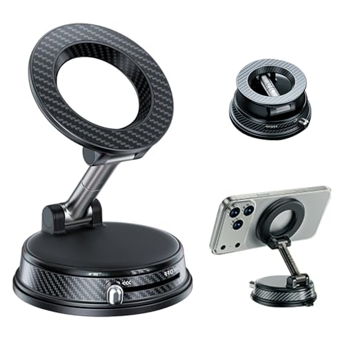 Image of 360 Adjustable Magnetic Phone Holder for ,iPhone 17 Pro Max, 16, 15, 14, 13, 12, Air Plus & More | Ideal for Cars, Kitchens, Bedrooms, Gyms & Other Locations | Secure, Versatile & Convenient