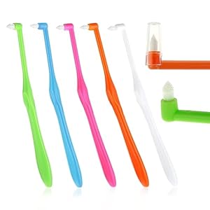 Lot de 5 Brosses à Dents Interdentaires Touffetées TIESOME (Occasion Comme Neuf)