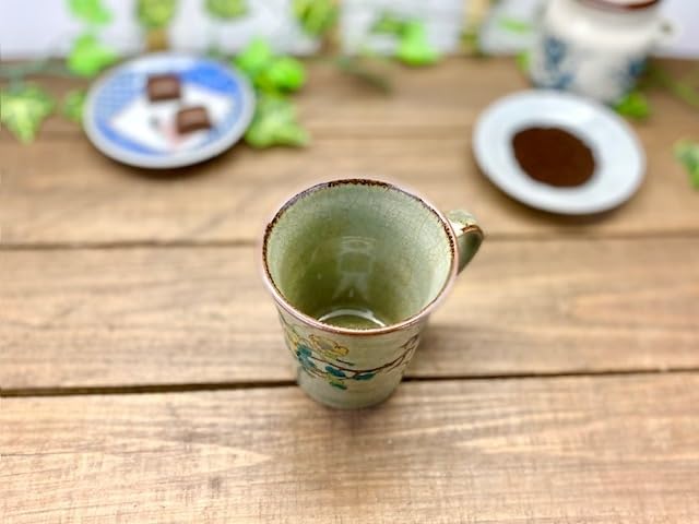キッチン・食器 メーカー直送 九谷焼 ペアマグカップ 金糸梅に鳥