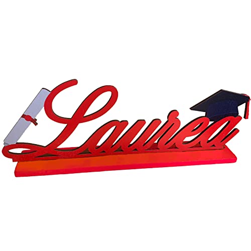 KEELYY Decorazioni Laurea Scritta Laurea in Legno Centrotavola Laurea...