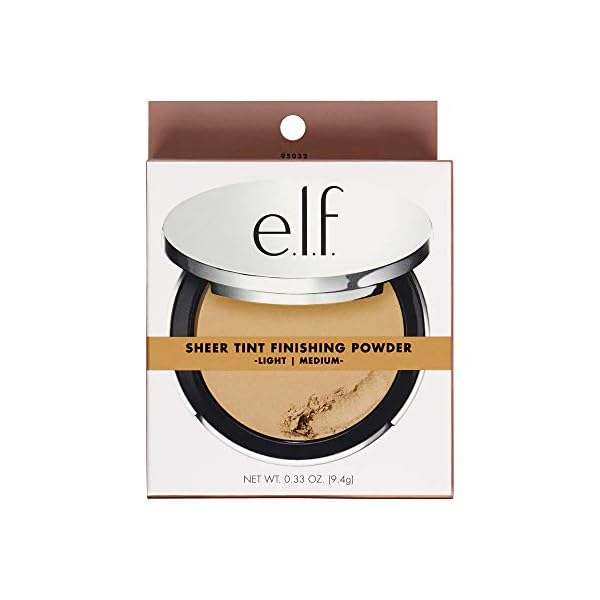 elf-Beautifully-Bare-Sheer-Tint-Finishing-Powder-Mattifying-Silky-Light-Coverage-Long-Lasting-Controls-Shine-Creates-a-Flawless-Face-LightMedium-All-Day-Wear-033-Oz e.l.f. Beautifully Bare Sheer Tint Finishing Powder, Mattifying, Silky, Light Coverage, Long Lasting, Controls Shine, Creates a Flawless Face, All-Day Wear, Light/Medium, 0.33 Oz
