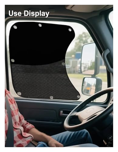 Cortinas de privacidad para camión que solucionan el calor en cabina con doble malla 4