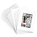 Golden State Art Pack of 50 8x10 White Picture Mats Mattes with White Core Bevel Cut for 5x7 Photo + Backing + Bags