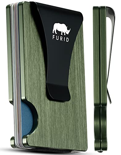 furid Metal Wallet, Slim Wallet with Money Clip, Minimalist Wallet For Men, Card Holder Gift for Mens Wallet