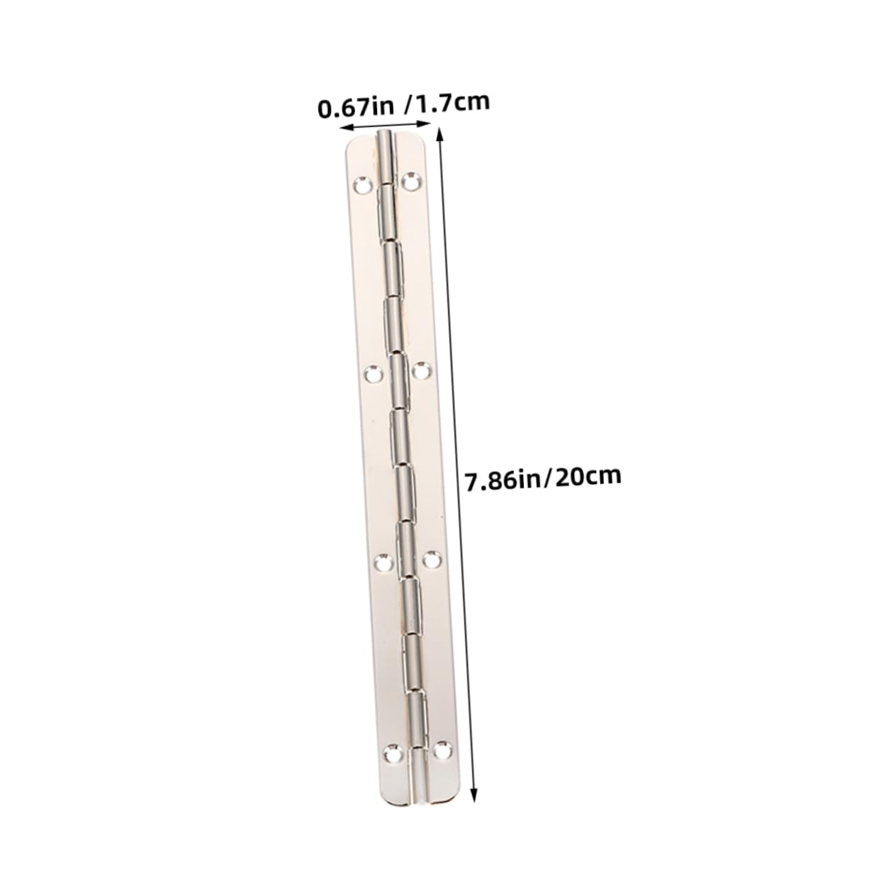 FUNOMOCYA Pcs Jewelry Box Hinges Long Piano Hinges for Wooden Boxes Metal for Craft and Decorative Use