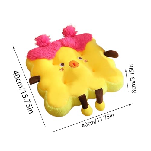 Coussin antidérapant en peluche douce solution pour assise de chaise inconfortable - 3