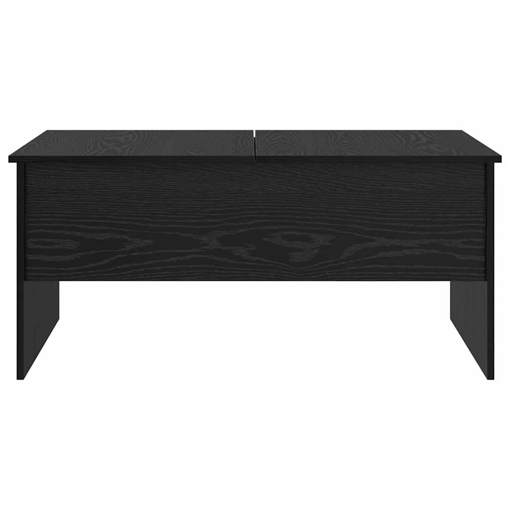 Table Basse Chêne Noir 102 x 50,5 x 46,5 cm Bois d'Ingénierie