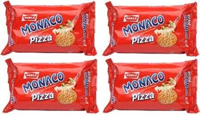 PARLE Monaco Pizza (120 g - Pack of 4) Cookies (480 g, Pack of 4)