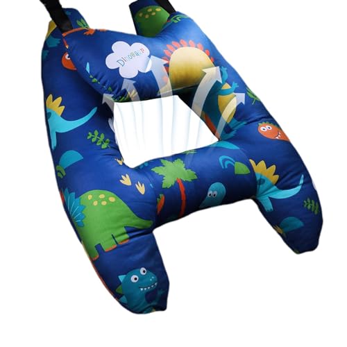 Almofada de viagem infantil | Almofada de pescoço com design de curvatura grande para crianças | Tra