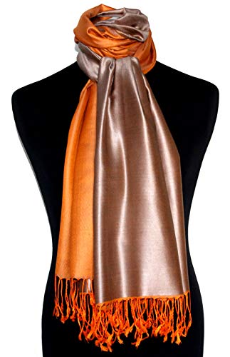 Bufanda de seda Lorenzo Cana de hombre reversible de 70 x 190 cm 4
