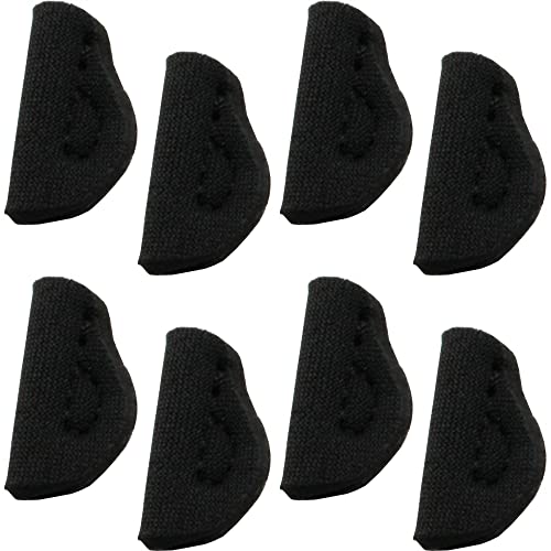 Birdz Eyewear Four Pairs of TE02 Removable Non-Slip Black Neoprene Earlocks for Sunglasses