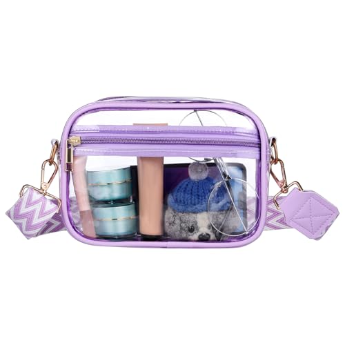 Sac bandoulière transparent iplusmile, une pochette de voyage moderne et étanche pour femme