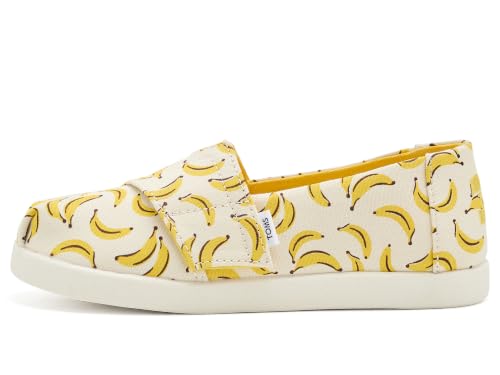 Image of TOMS, Girls, Alpargata (Little Kid /Big Kid), Yellow, 5 Medium, Big Kid