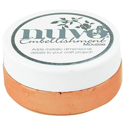 Nuvo by Tonic Studios NUV819N Emb Mousse Coral Calypso, Orange