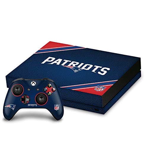 Autocollant NFL New England Patriots Xbox One X habillage vinyle salon de jeu