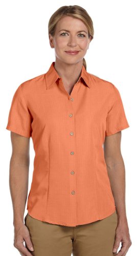 Chemise Harriton M560W 2XL au tissu texturé haut de gamme nectarine