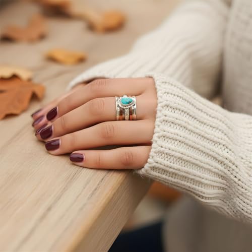 La mejor selección de Anillos de Turquesa del mes. 19 Imagen adicional