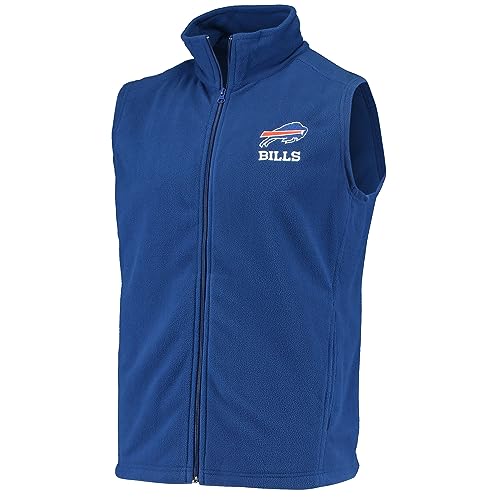 Image of dunbrooke Men's Black Minnesota Vikings Houston Fleece Full-Zip Vest