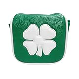 Putterabdeckung aus Leder – strapazierfähiger synthetischer Golfschutz, weich gefütterter...