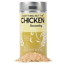 Everything But The Chicken Seasoning | Gourmet Seasoning | Artisanal Spice Blend | All Natural | Non GMO | Hand Crafted | Made In USA | 7.2 oz | GLP-1 Friendly | Ultra Premium Spice Mix | Small Batch | Bougie BBQ | Gustus Vitae