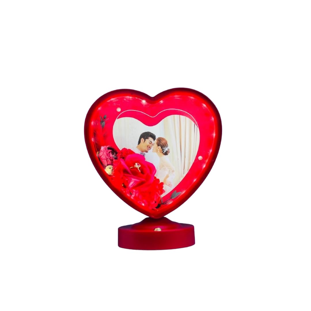 Love LED photo picture Frame new Styles led Multi COLOR-Digital Photo Frame for valentine's day gift and wedding (READ-heart-shape)