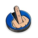 Démarquez-vous sur le parcours, design humoristique du majeur et accessoires de golf magnétiques fonctionnels (bleu)